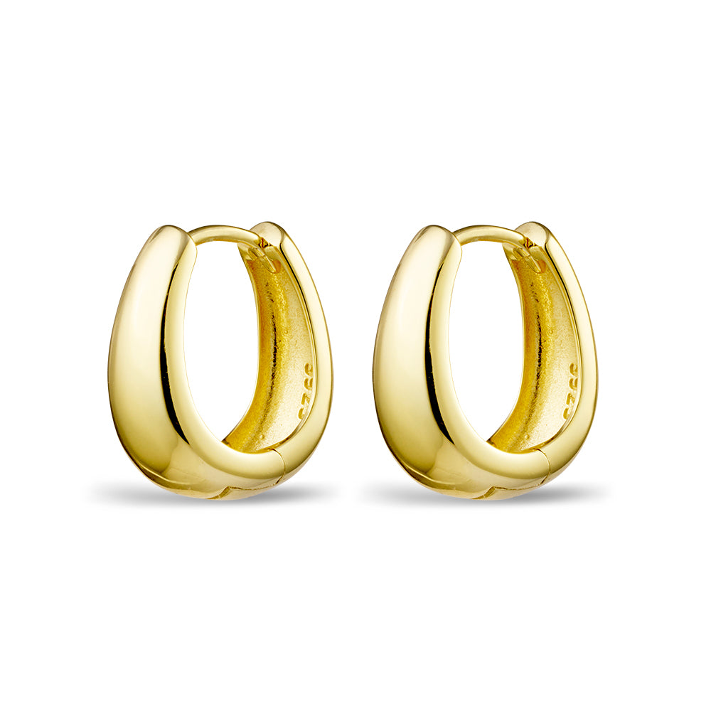 Graduated Style Hoop Earring