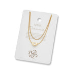 Yellow Gold 18ct Plate Birthstone Necklace