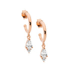 Marquise Set Cubic Zirconia Stud Earrings, 3 Colours