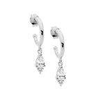 Marquise Set Cubic Zirconia Stud Earrings, 3 Colours