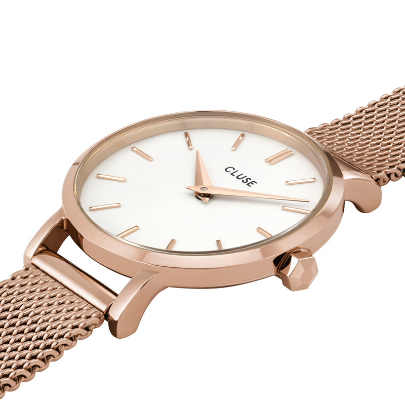 Cluse Boho Chic Petite Mesh Watch - Rose Gold Plated