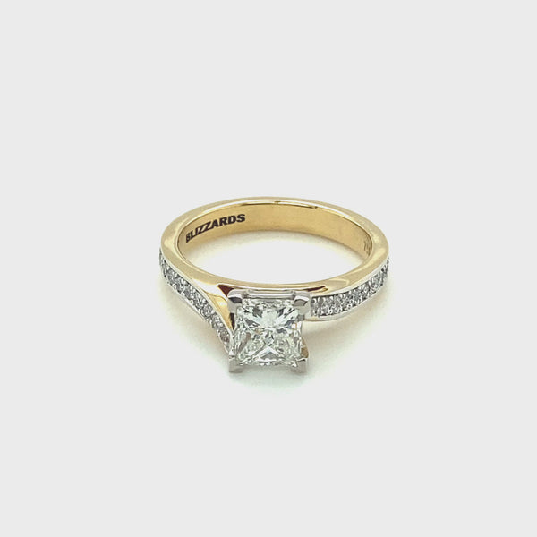 Princess Cut Diamond Ring 1CT
