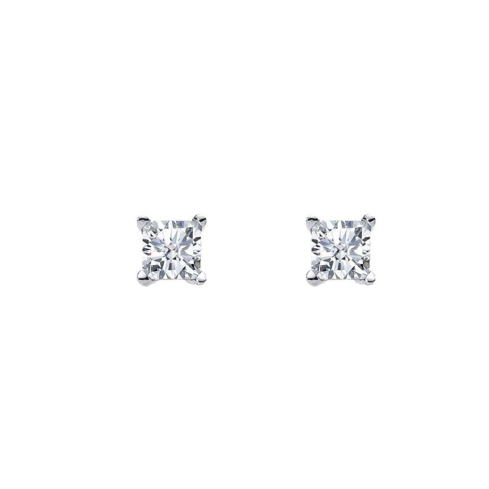 Silver Square Studs- 3 Sizes
