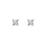 Silver Square Studs- 3 Sizes
