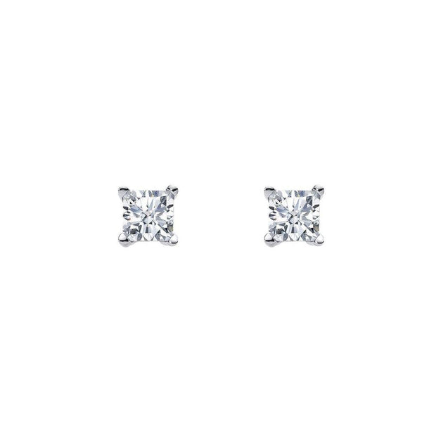 Silver Square Studs- 3 Sizes