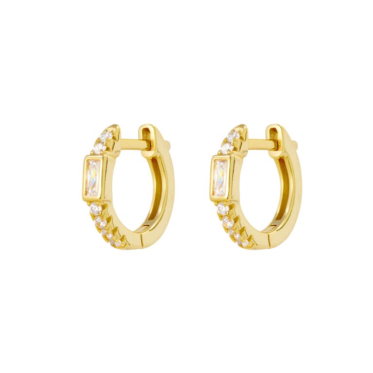 Gold Plated Bling Earrings