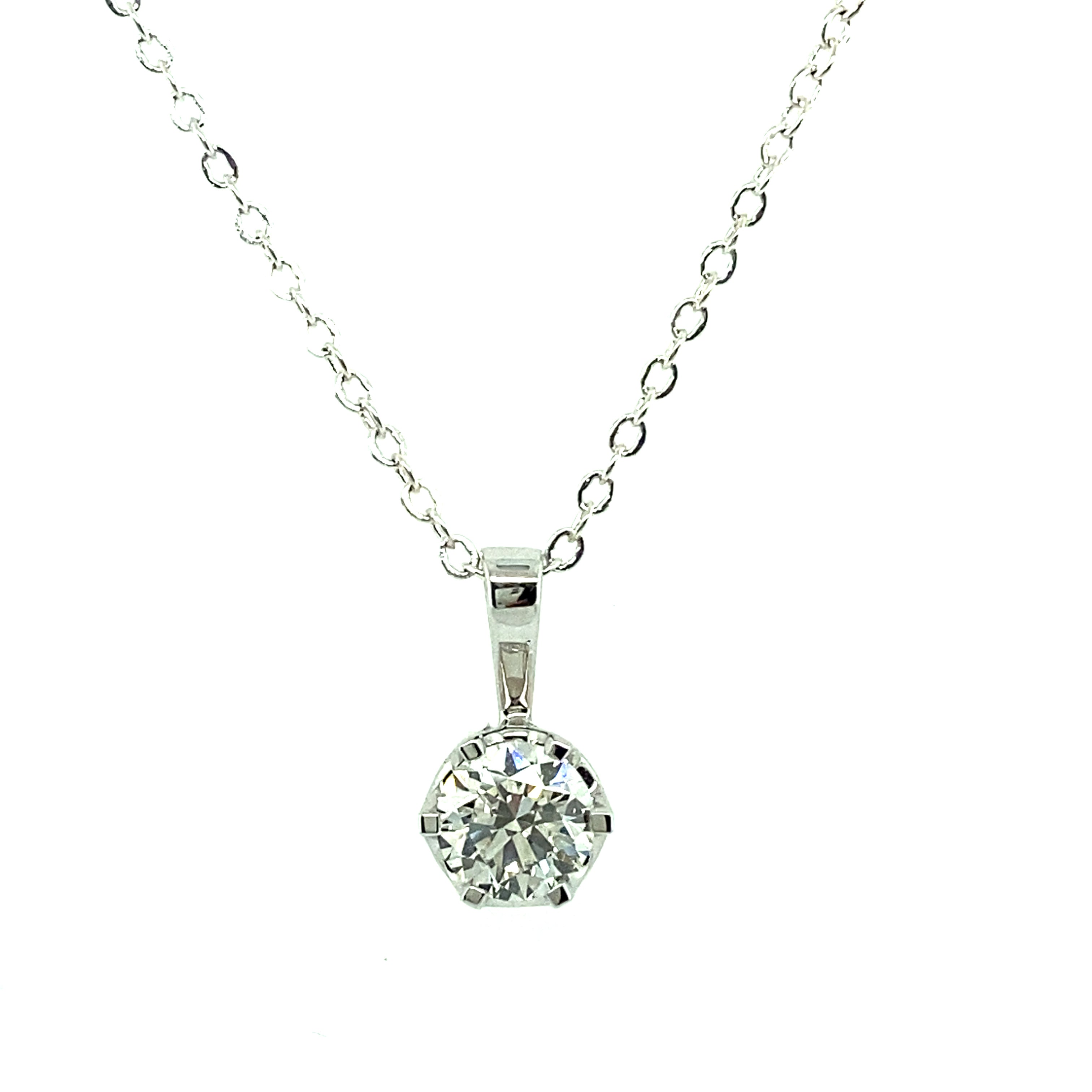 Lab Grown Diamond Pendant - 3 Colours