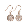 Sterling Silver Fancy Drop Filigree Earrings-3 Colours